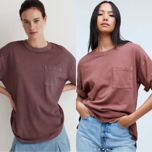 Madewell Brown Pocket Tee